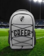 Mochila Escolar Pratys River Plate Impermeable Gris Con Bolsillos Liso - Imagen 5