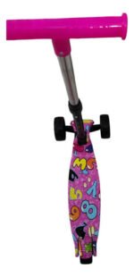 Monopatín Plegable Ruedas 3 Con Luz Infantil Niños Freno - Imagen 4