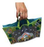 Manta Alfombra Anti Golpes Bebe Pista Carreras 9 Autitos - Imagen 3