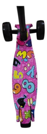 Monopatín Plegable Ruedas 3 Con Luz Infantil Niños Freno - Imagen 2