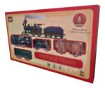 Pista De Tren A Pila Vias 1 Locomotora +3 Vagones Juguete - Imagen 2