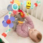 Cunero Huanger Didactico Soporte Universal Sonajero Colgante Multicolor Único - Imagen 7