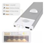 Tira 6 Luces Led Sensor Cocina Mesada Alacena 100cm Usb - Imagen 2