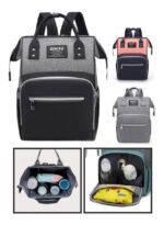 Mochila Bolso Cartera Maternal Porta Mamadera Babymovil - Imagen 3