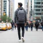 Mochila Escolar Viaje Porta Notebook Urbana Con 2 Cierres - Imagen 8