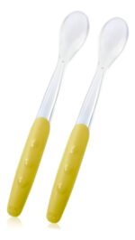 Cuchara Bebe Silicona Nuk Bebé X2 Babymovil Verde Violeta