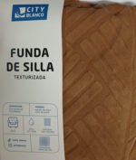 Funda Cubre Silla Elastizada Texturizada City Blanco Premium - Imagen 14