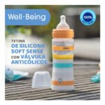 Mamadera Bebe Chicco  Wellbeing 330ml De Flujo Rapido - Imagen 13