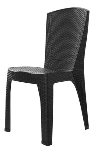 Sillas Pinot Plastica Simil Ratan Reforzada Apilable