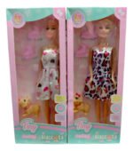 Muñeca Sebigus Tiny Mascota Fashionista Articulada Con Perrito Y Peine - Imagen 2