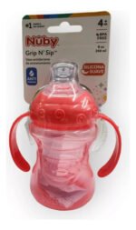 Vaso C/ Manijas P/ Bebe Nuby Antiderrame 9866 4m+ Babymovil - Imagen 2