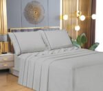 Juego Sábanas Twin City Blanco Patagonia 1 1/2 Plaza 1 Funda - Imagen 4