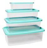 Set 4 Contenedores Hermeticos Con Tapa Frezzer Microondas - Imagen 19