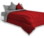 Acolchado Blanco París 1 1/2 Liso Reversible Doble Faz - Imagen 25