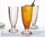 Set 6 Copas Vidrio Master Sale Milkshake 350ml Apto Lavavajillas - Imagen 4