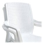 Silla Plástica Malbec Apilable C/ Patas Aluminio Kadur Sport Color Negro - Imagen 3