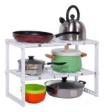 Estante Organizador Alacena Apilable Cocina Mesada Color Blanco - Imagen 2
