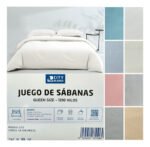 Juego De Sabanas Hotel 1200 Hilos Queen Size Premium 160x200 - Imagen 8