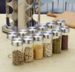 Especiero Condimentero Giratorio Acero Inox X12 Cuadrado - Imagen 5