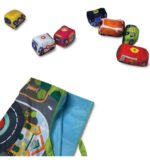 Manta Alfombra Anti Golpes Bebe Pista Carreras 9 Autitos - Imagen 4