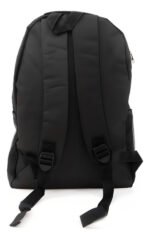 Mochila Escolar Viaje Porta Notebook 3 Cierres 40x25x18 Color Negro Diseño De La Tela Liso - Imagen 3