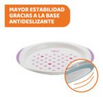 Set 2 Platos Antideslizante Bebe  12m+ Chicco Babymovil - Imagen 2