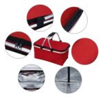 Canasta Térmica Grande Plegable Picnic Camping 47x27x22 Cm - Imagen 2