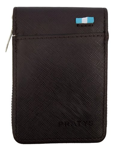 Tarjetero Billetera Hombre 12 Tarjetas Con Cierre Pratys