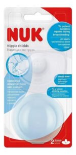 2 Pezoneras De Silicona Nuk Pa7210-uu Con Caja Protectora Talle L Large 24mm - Imagen 2