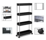 Carrito Organizador De Cocina Angosto Con 4 Estantes Ruedas - Imagen 4