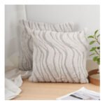 Funda Almohadon Entre Línea Felpa Nordico Decorativo 45x45cm - Imagen 12