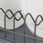 Escurridor De Platos Cromado C/bandeja Cocina Compacto Gris - Imagen 3