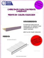 Carro Bajo Cama, Frente Color A Elec. Laqueado La Valenziana - Imagen 6