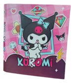 Carpeta Escolar Numero 3 Anillos 3 X 40mm Kuromi