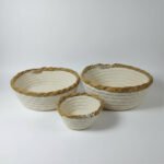 Set X3 Canasta Decoracion Organizador Multiuso Fibra Natural - Imagen 5