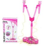 Juguete Microfono Infantil Doble Musica Luces Babymovil - Imagen 10