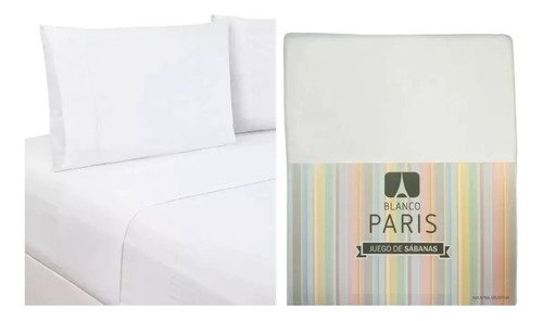 Juego De Sabanas 1 1/2 90x190x25 Microfibra Oferta Paris