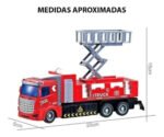 Juguete Camion Control Remoto Bombero Policia Construccion Color Bombero Plataforma - Imagen 2