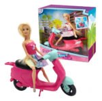 Muñeca Poppi Kiara Con Moto Accesorios 28cm Articulada - Imagen 2