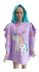 Poncho Ponchito Toalla Infantiles Con Capucha Varios Diseños - Imagen 37