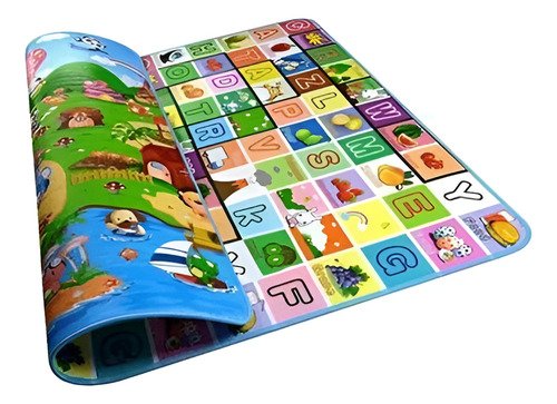 Alfombra Manta Bebe Didáctica Antigolpes 120x180 Funny Smile