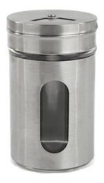 Set Especieros De Vidrio Y Acero X 6 Unidades Ms - Imagen 3