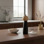 Molinillo Bicolor Madera Sal Pimienta Elegante 21 Cm - Imagen 2