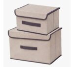 Cajas Plegables De Tela Organización Del Hogar Contenedores - Imagen 6