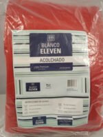 Acolchado Blanco París 1 1/2 Liso Reversible Doble Faz - Imagen 15