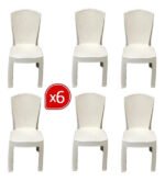 Sillas Pinot X6 Plastica Simil Ratan Reforzada Apilable