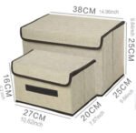 Cajas Plegables De Tela Organización Del Hogar Contenedores - Imagen 5