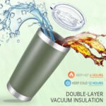 Vaso Jarro Térmico P/ Cafe Acero Inoxidable Frio Calor 500ml - Imagen 9