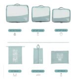 Set Bolsas Organizador Ropa Para Valija X6 Viajes Babymovil - Imagen 21