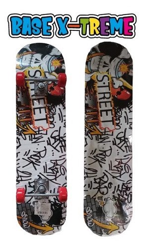 Skate Patineta Infantil Base X-treme 79x19cm Babymovil